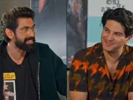 Dulquer and Rana talk about Kaantha and their working experience. Both Dulquer and Rana expressed strong confidence in Kaantha, calling it a once-in-a-lifetime project. They revealed that the film was made only in Tamil and Telugu, as they are more familiar with the studio culture in these industries.
