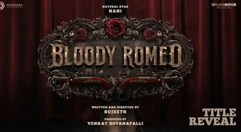 Bloody Romeo: Sujeeth Impresses with the Announcement