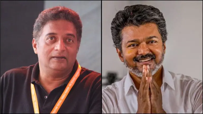 Prakash Raj Slams Vijay: ‘Acting Isn’t Leadership’
