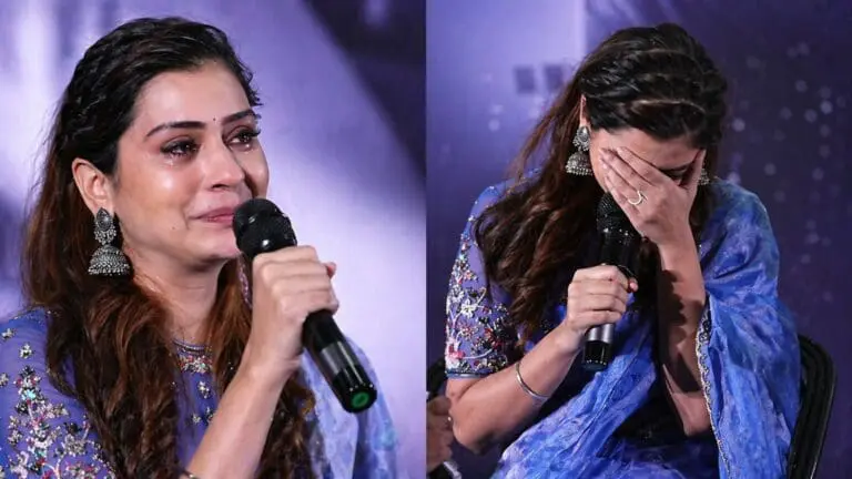 Payal Rajput Breaks Down on Stage, Recalls Father’s Loss