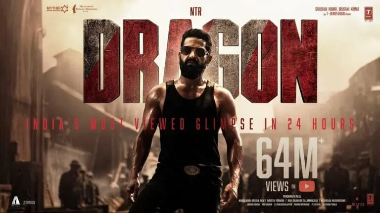 Dragon Glimpse Records 64M Views, Becomes India’s Most Viewed