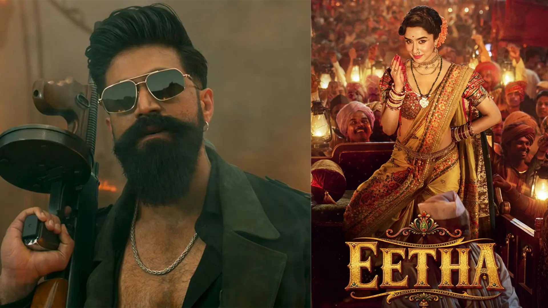 Yash's Toxic & Shraddha Kapoor's Eetha (left to right) Yash's Toxic & Shraddha Kapoor's Eetha (left to right)