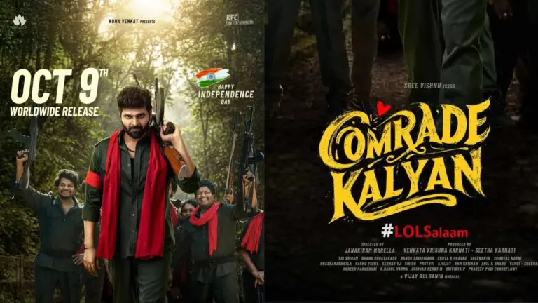Sree Vishnu’s Comrade Kalyan Set for October 9 Release