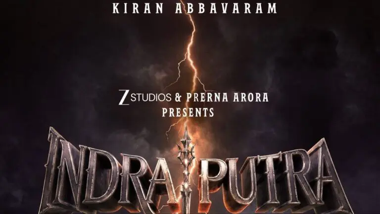 Kiran Abbavaram’s Indraputra: First Pan India Film Announced