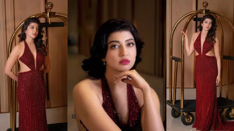 Pranitha Subhash Turns Heads In A Dazzling Red Look [HD Pics]