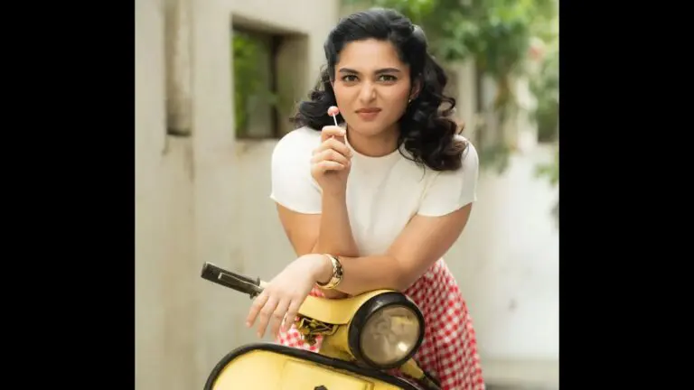 Kayadu Lohar with Bajaj Chetak!