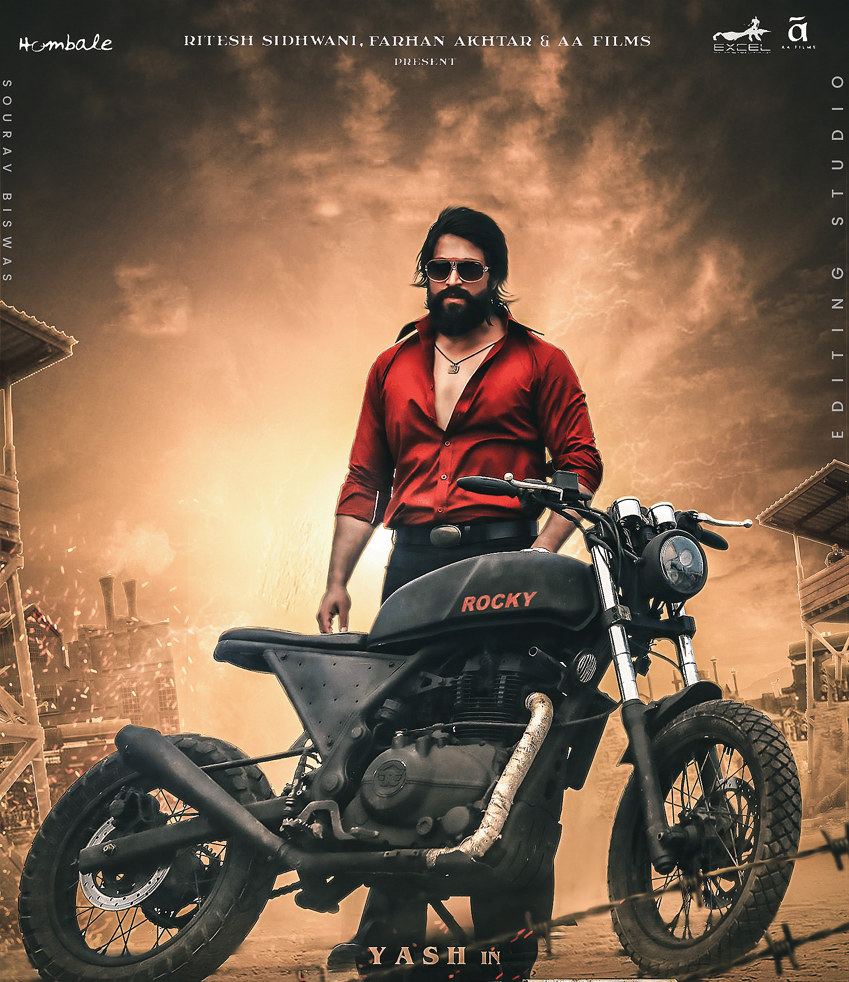 KGF Chapter 2': Fans in Kerala show craze for film with creative fan art of  actor Yash- Republic World