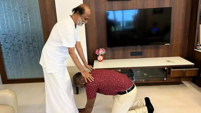 Raghava Lawrence Takes Blessings From Rajinikanth For Chandramukhi Sequel