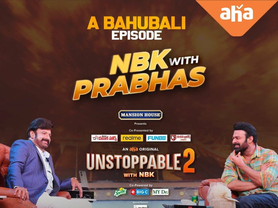 The Stills From Balakrishna- Prabhas Unstoppable Episode Are Out ...