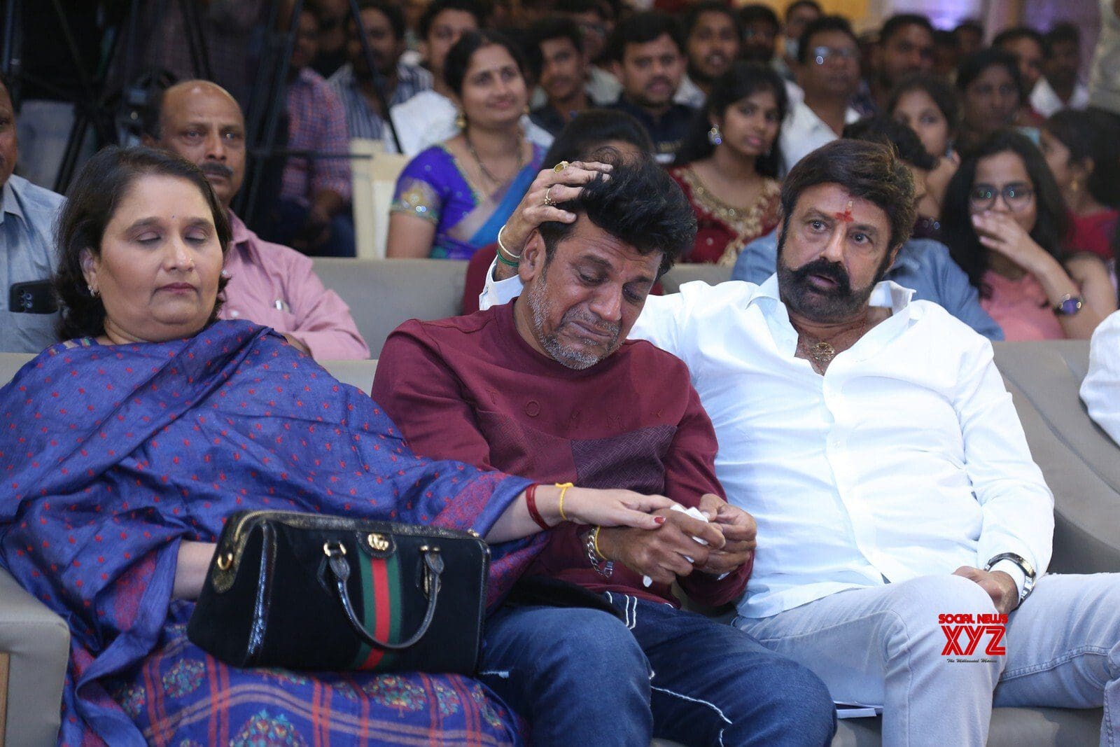 Shivarajkumar Turns Emotional In Shiva Vedha Pre Release Event