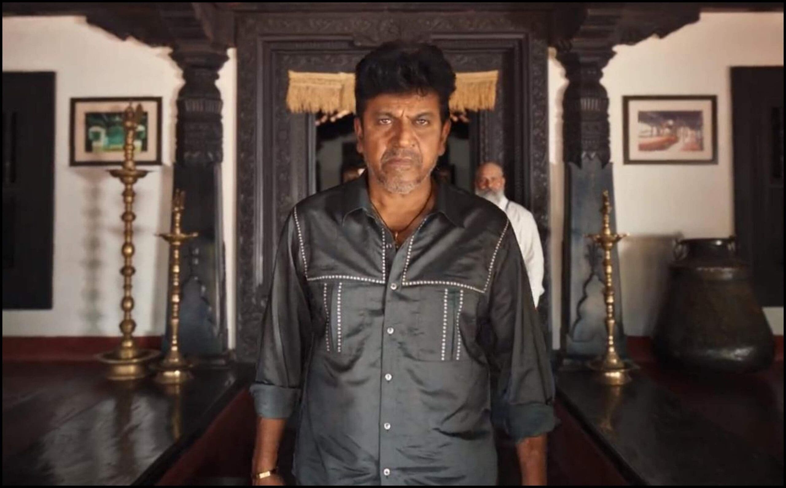 Shiva Rajkumar performs Jailer sequence on Television stage ...