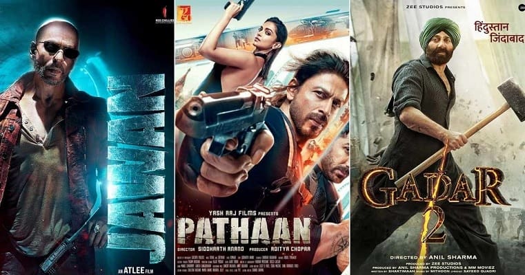 Jawan breaks Gadar 2 record. The top 2 grosser belongs to Shahrukh Khan ...