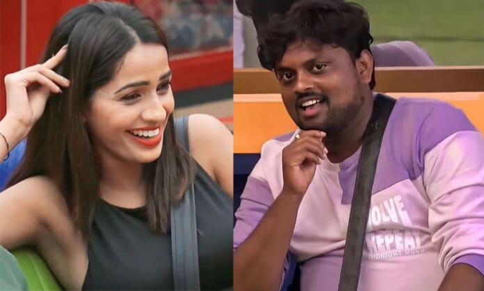 Shobha Shetty and Tasty Teja's love track annoys Bigg Boss audience