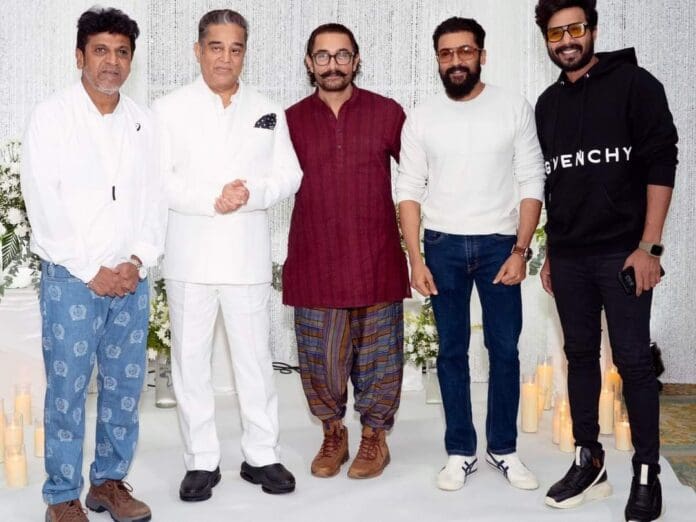 Stars wished and attended Kamal Haasan's birthday party