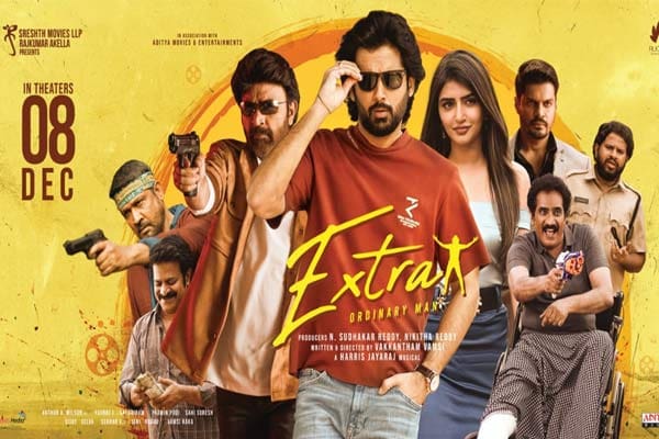 Extra Ordinary Man crashes at the box office on its opening day. The movie took a disastrous opening in Nithin's career. The film's songs and trailer failed to create a buzz, and word of mouth did not come well from early shows, resulting in disastrous openings. Extra Ordinary Man crashes at the box office on its opening day.