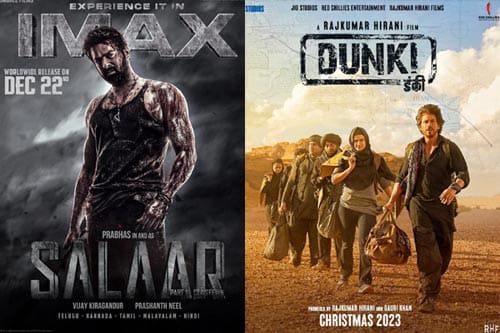 Salaar and Dunki are not taking a bigger jump this weekend. There are no many expectations for Salaar's box office performance in Tamil, Malayalam, but Hindi and Telugu trade have expected a big jump but for new year weekend which has not happened on Friday and Saturday. Yesterday the movie has collected around just a mere 2.5Cr share in Telugu states, which is a shocking and lower number. Even in Hindi, the film did not take any jump from Friday to Saturday. The same can be said with Dunki. The emotional comedy drama of Shah Rukh Khan and Rajkumar Hirani has struggled on weekdays. The film was expected to go big on the weekend but it is not happening. Dunki collected 8.5Cr net yesterday in India, which is below the expectations.