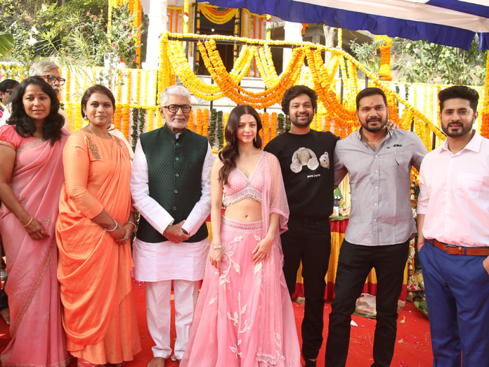 Vedika's Suspense thriller “Fear” launched with a grand Pooja ceremony.