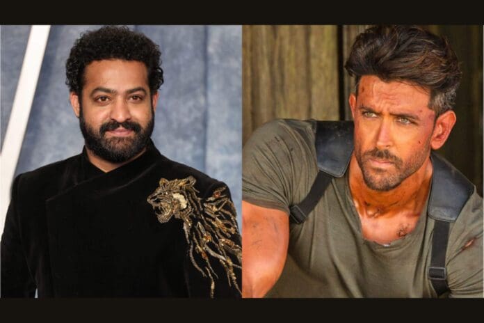 NTR & Hrithik Roshan (left to right)