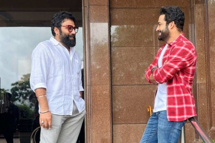 Jr. NTR & Sandeep Reddy Vanga (right to left)