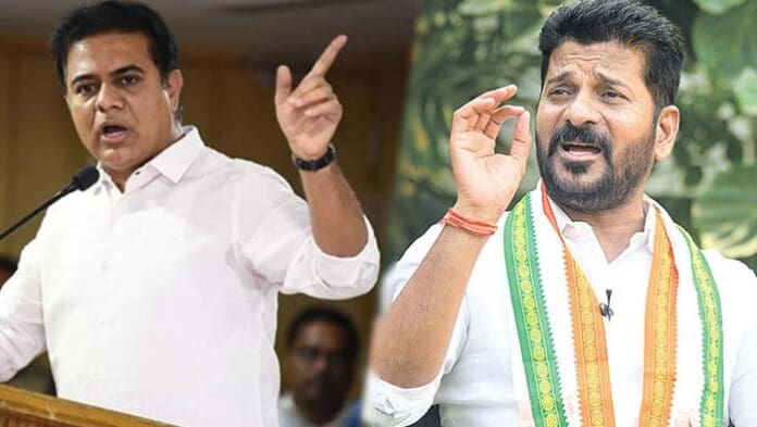 KTR uses Allu Arjun to roast Revanth Reddy