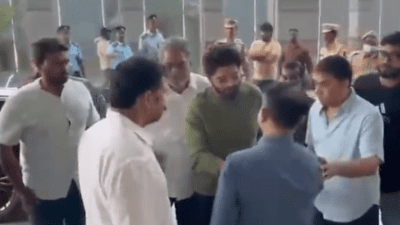 Allu Arjun Met Sritej