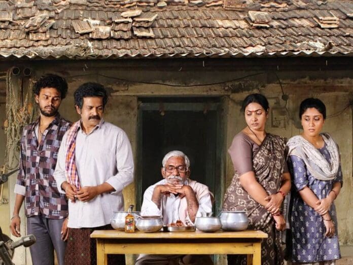 Brahmaji delivers an impressive performance in Baapu, showcasing a stark difference from his recent roles. He effectively conveyed the essential nature of the character. Aamani shows her expertise in performance. Dhanya Balakrishna, and Mani Aegurla deliver fine performances. Another key attraction of Baapu is Sudhakar Reddy, famous for his character in Balagam. He captivates audiences with his funny comedic timing. Srinivas Avasarala suits his character nicely, although the part is limited. Racha Ravi put on a commendable show.