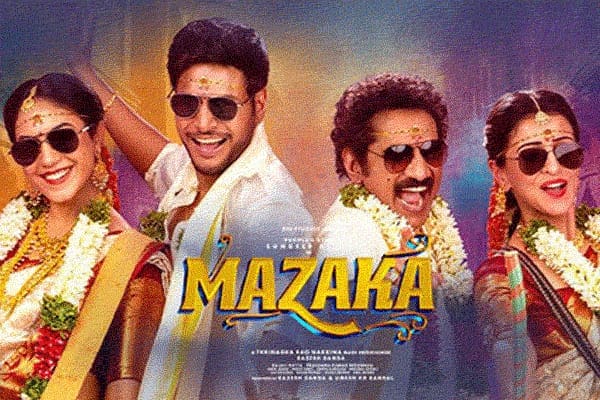 There are multiple factors that impacted the film: Low pre-release hype, and the songs did not work big, and releasing at this period where the students exams start next Monday, and a successful film Dragon in competition. Today being a weekday, the film completely went down at the box office, struggling to get a minimum occupancy in the theaters. Mazaka needs a miracle to become a hit at the box office.