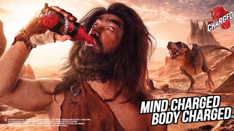 Aamir Khan appears in a Caveman avatar for the new Thums Up Ad