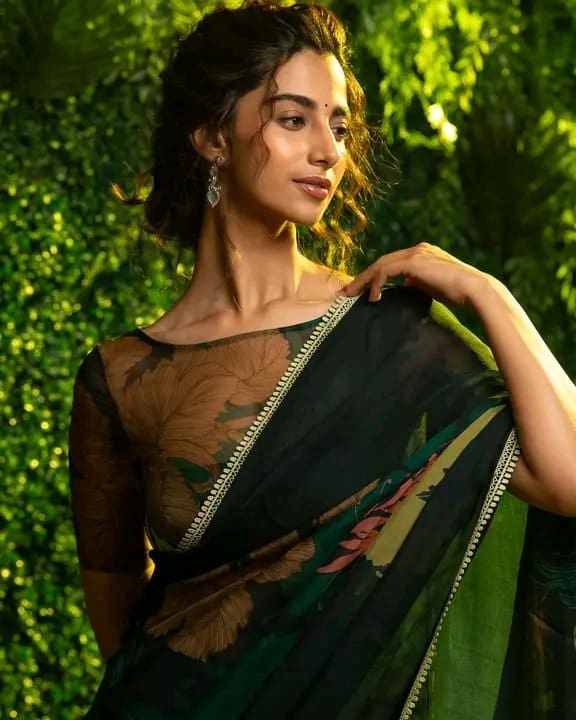 Meenakshi Chaudhary: Floral Grace in Green image 4