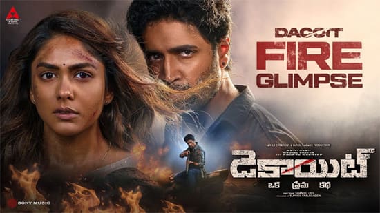Adivi Sesh's Dacoit's release date has been officially revealed. Though the team did not reveal the exact story of the film, the glimpse suggests that Dacoit will not be an ordinary crime drama. Directed by Shaniel Deo, the bilingual film also stars Prakash Raj, Sunil, Atul Kulkarni, Zayn Marie Khan, and Kamakshi Bhaskarla. Produced by Supriya Yarlagadda and Suniel Narang, Bheems Ceciroleo is the film's music composer.