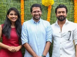 Suriya 46 starts officially. And the producer stated that the film will be a fun family entertainer and is slated for a summer 2026 release. Mamitha Baiju plays a crucial role in the movie, while GV Prakash Kumar joins hands with Suriya after Soorarai Pottru. The film also stars Radhika Sarathkumar and Raveena Tandon in major roles, and Nimish Ravi and Navin Nooli take up the jobs of cameraman and editor. The launch of Tamil star Suriya’s new film, tentatively titled Suriya 46, has been done today. The interesting news is that the film will be directed by Telugu filmmaker Venky Atluri. The makers are excited to start the film, and fans are delighted as Suriya 46 starts officially.