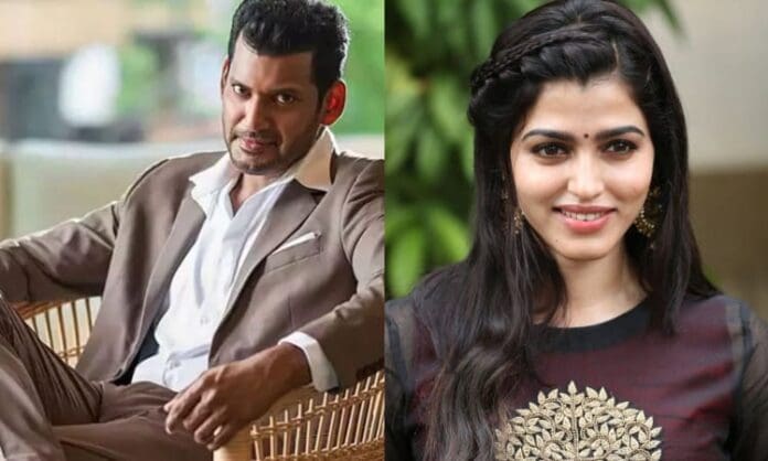 The Madha Gaja Raja actor has confirmed that he is all set to marry actress Sai Dhanshika. The couple will tie the knot on August 29. There were rumors regarding this relationship for a few days, and they became true as Vishal announced his marriage to Sai Dhansika. Sai Dhanshika starred in films like Kabali and Paradesi. Vishal attended the audio launch event of the film Yogi Da—starring Sai Dhanshika—this evening (May 19) as one of the chief guests, and this is where the good news was made public. Along with the official announcement of marriage, the couple hugged each other, smiled shyly, and held hands. The actor hugged his fiancée as soon as he entered the venue for the trailer launch.