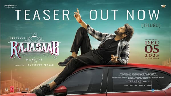The fans are happy to see Prabhas in his vintage avatar, delivering casual and fun dialogues. The teaser takes the film to the next level, and the biggest highlight is the return of Prabhas’ vintage look and his comic timing. Maruthi brings back energetic Prabhas with The Raja Saab teaser. The fans hail Maruthi as he successfully blends horror, humor, and stylish presentation of the lead actor. Malavika Mohanan and Nidhi Aggerwal ooze glamor in the video.