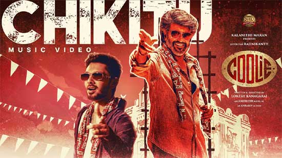 As announced, the makers have now released the first single, ‘Chikitu,’ in the form of a music video. The music video features Simbu’s father, T. Rajendar, and music director Anirudh Ravichander, who imitates Thalaivar’s dance moves. The song also has a few glimpses of Rajini's dances, much to the excitement of fans. Overall, Chikitu gives a hit vibe to Coolie, and it is different from Anirudh’s usual high-energy mass tracks. The lyrics were written by Arivu, with vocals rendered by Anirudh, T. Rajendar, and Arivu.