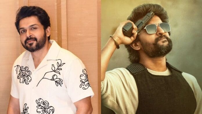 This film marks Karthi’s 29th project, and it is already making waves among fans with the reports of its talented star cast. Reportedly, Malayalam actor Nivin Pauly will play a crucial role in this film, while Kalyani Priyadarshan will be seen as the female lead. There is also a strong buzz that Nani might make a special appearance in Karthi's film. Santhosh Narayanan is likely to compose the film's music. Set against the coastal backdrop, the film is said to be a period gangster drama, and it has already produced high expectations in fans.