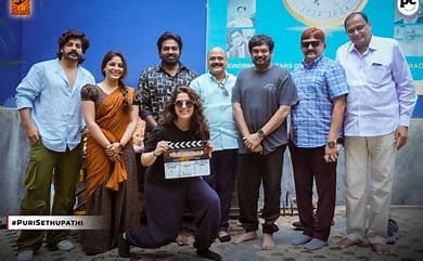 Puri—Vijay Setupathi's film begins today, and everyone looks forward to it because of the crazy combination of actor and director. The film is being produced by Puri Jagannath under the banner of Puri Connects with Charmi Kaur as presenter in collaboration with JB Motion Pictures and JB Narayan Rao Kondrolla. Samyuktha plays the female lead opposite Vijay Sethupathi in this film, while Tabu and Vijay Kumar play pivotal roles. It will be released in Tamil, Telugu, Hindi, Kannada, and Malayalam.