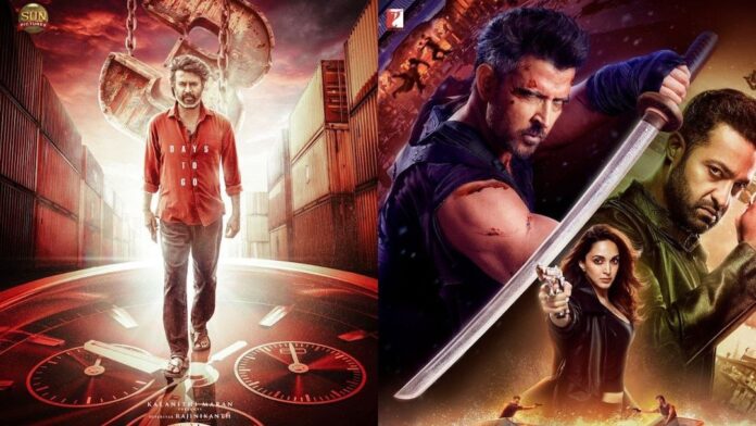coolie and war 2 openings War 2 under 100 Cr Start Coolie Kollywood Best Opening