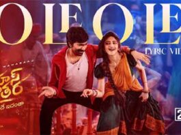 Mass Jathara First Single Ravi Teja and Sree Leela dance moves in Ole Ole Song