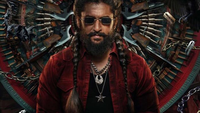 Nani as Jadal in The Paradise The Paradise First look of Nani and Srikanth Odela's Film The Paradise Two Posters of Nani