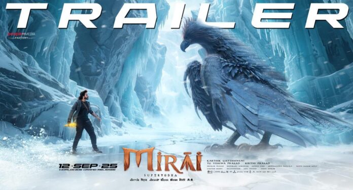Mirai trailer is out now Mirai Trailer has superb quality Protectors of Dharma, the people of Dharamshala call on Yodha to stop his reign of terror and retrieve the staff, Mirai, a heavenly weapon created during Lord Sriram's Treta Yuga. Overall, the Mirai trailer hits it out of the park and stuns everyone, as it exceeds expectations and promises a spectacular theatrical experience for audiences.
