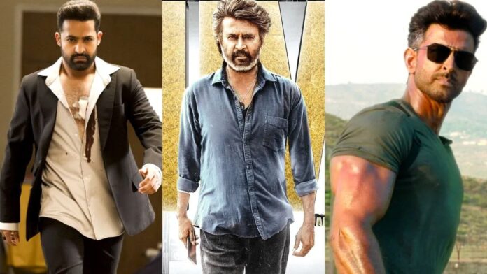 Rajinikanth Coolie Ticket Hikes War 2 NTR and Hrithik Roshan big business in Telugu War 2 and Coolie Ticket Hikes confirmed in Telugu States