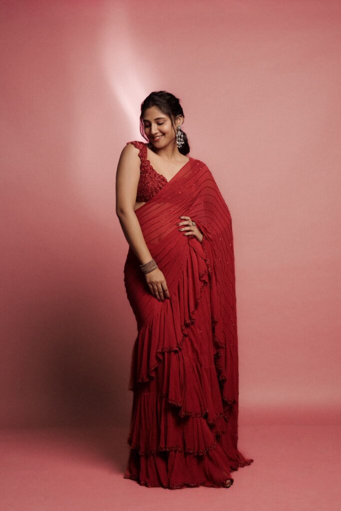 Mirai Girl Ritika Nayak Shines in Red image 4