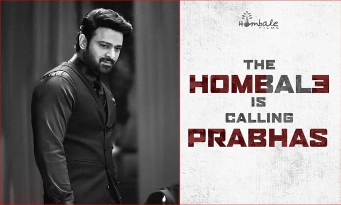 Prabhas to work with Salaar 2, Hanu Raghavapudi and Prasanth Varma Hombale Films three film deal a massive on with Prabahs
