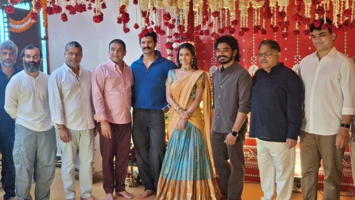 Vijay Deverakonda with Keerthy Suresh This movie is the biggest project for Keerthy Suresh after her marriage. She was last seen in Uppu Kappurambu, the Prime Video Original alongside Suhas. Reportedly, the film will be shot across the country, and locations in Karnataka, Kerala, Maharashtra, Gujarat, and Rajasthan have been identified for the shoot.