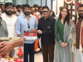 The film’s Voice Teaser, released on Prabhas’ birthday, created a huge buzz and thrilled fans by referring to him as “India’s Biggest Superstar.” After delivering three consecutive blockbusters: Vijay Deverakonda’s Arjun Reddy, Shahid Kapoor’s Kabir Singh, and Ranbir Kapoor’s Animal, director Sandeep Reddy Vanga is now working with Prabhas on this highly anticipated project. With today’s puja ceremony, Spirit officially began shooting.