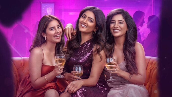 Eesha Rebba, Rashi Singh, and Kushitha Kallapu's 3 Roses Season 2 streaming on Aha now.