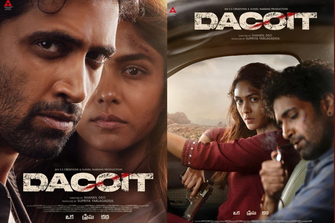 Adivi Sesh and Mrunal Thakur's intense portrayal impresses everyone in Dacoit Trailer.