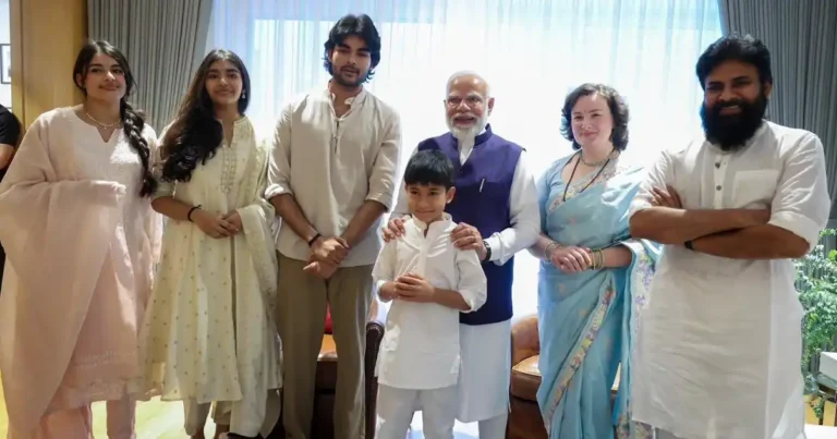 PM Modi Visits Pawan Kalyan After Surgery at Home