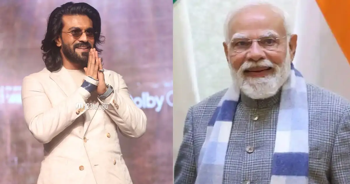 Peddi chat of Ram Charan with Modi