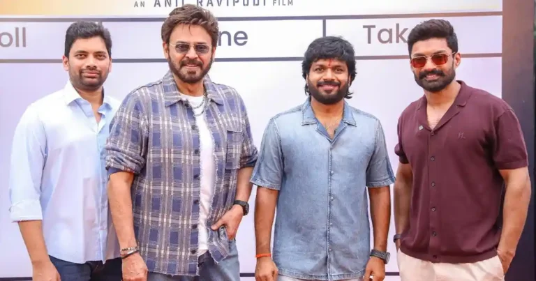 Venkatesh Joins Anil Ravipudi Multistarrer Shoot